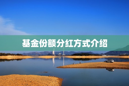 基金份额分红方式介绍 资讯